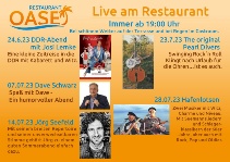 Alle Live-Events am Restaurant1