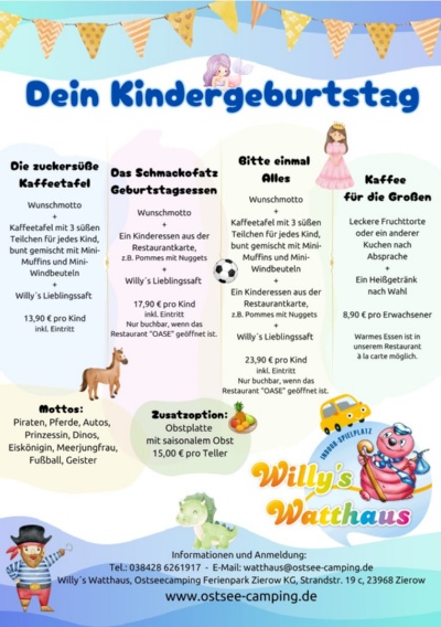 Kindergeburtstage Watthaus Nov25