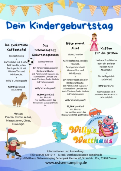 Kindergeburtstage Watthaus