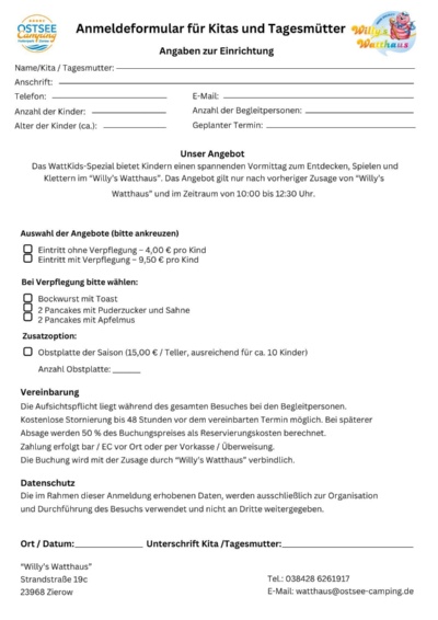 Vertrag Tagesmutter  Kita Nov 2025